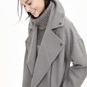 Banana Republic moto Cocoon coat
